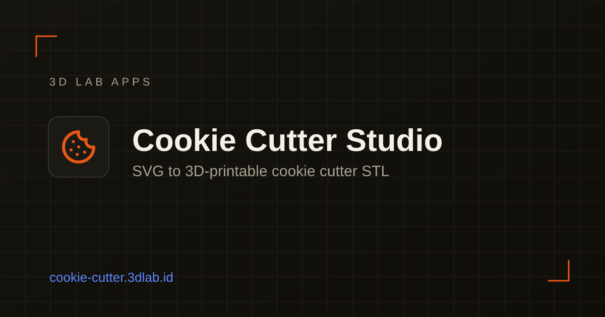 Computer Cookie Cutter Svg Cookie Cutter Studio — SVG to Cookie Cutter STL & 3MF